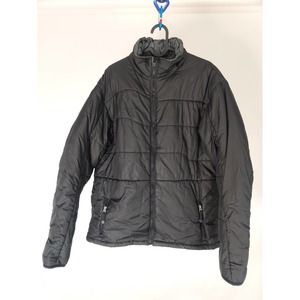 (V) Alpine Design Men puffy jacket snow winter black sz XL